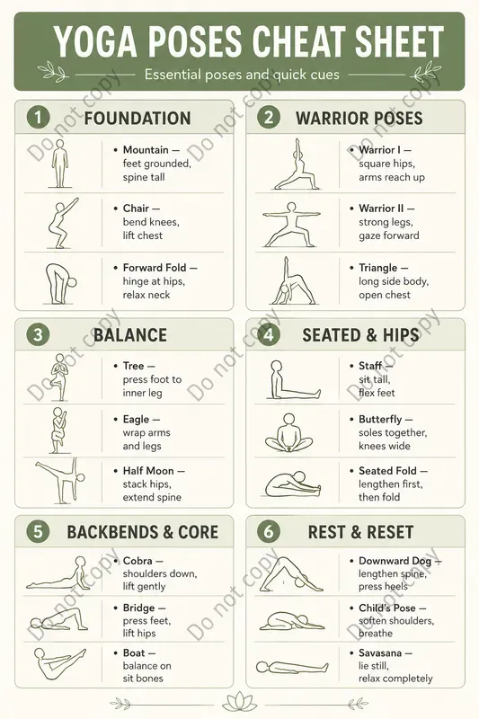 Cheat Sheet Posters Any Topic