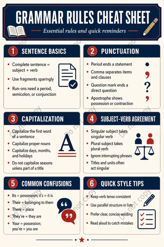 Cheat Sheet Posters Any Topic