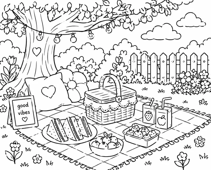Cute Easy Spaces Coloring Book Pages