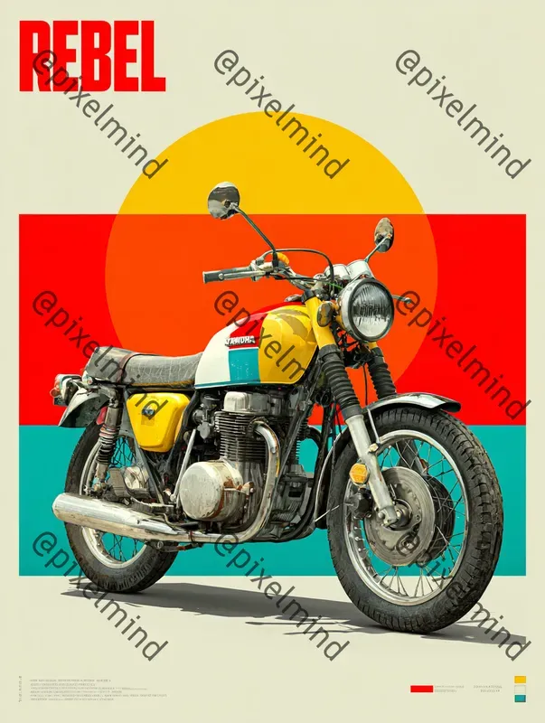 Retro Pop Art Poster Tshirt Print Packs