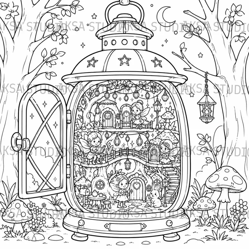 World Inside Coloring Books