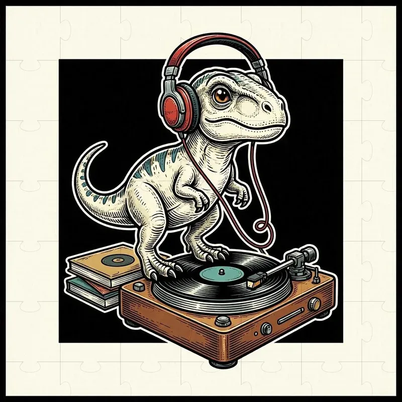Vintage Ink Dj Animal Tee Designs
