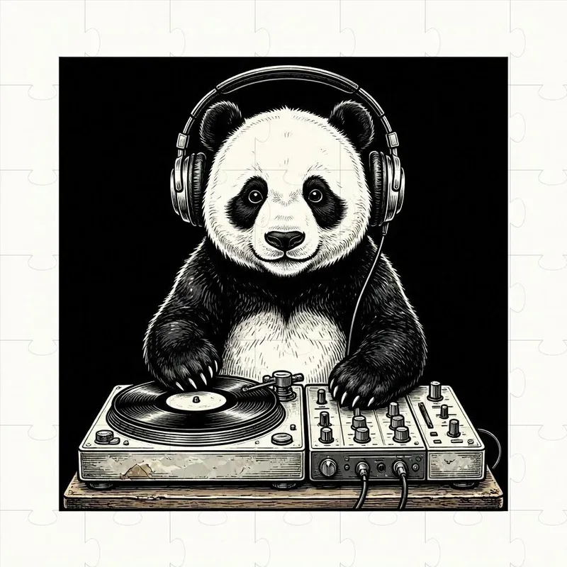 Vintage Ink Dj Animal Tee Designs