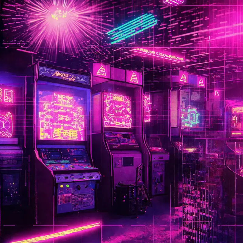 Retro 80s Aesthetic Photo Collages