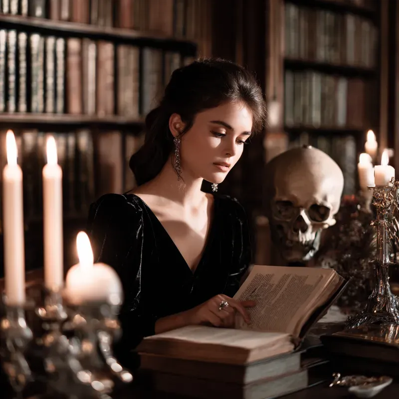 Moody Dark Academia Moodboard Series