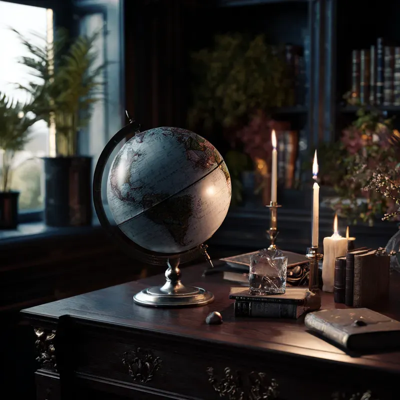 Moody Dark Academia Moodboard Series