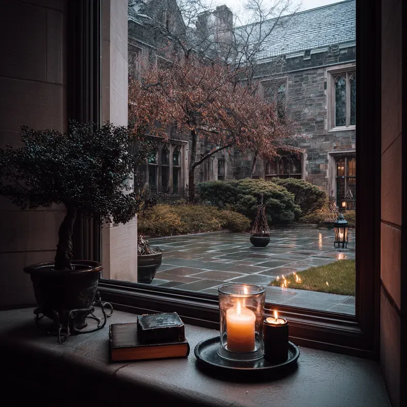 Moody Dark Academia Moodboard Series