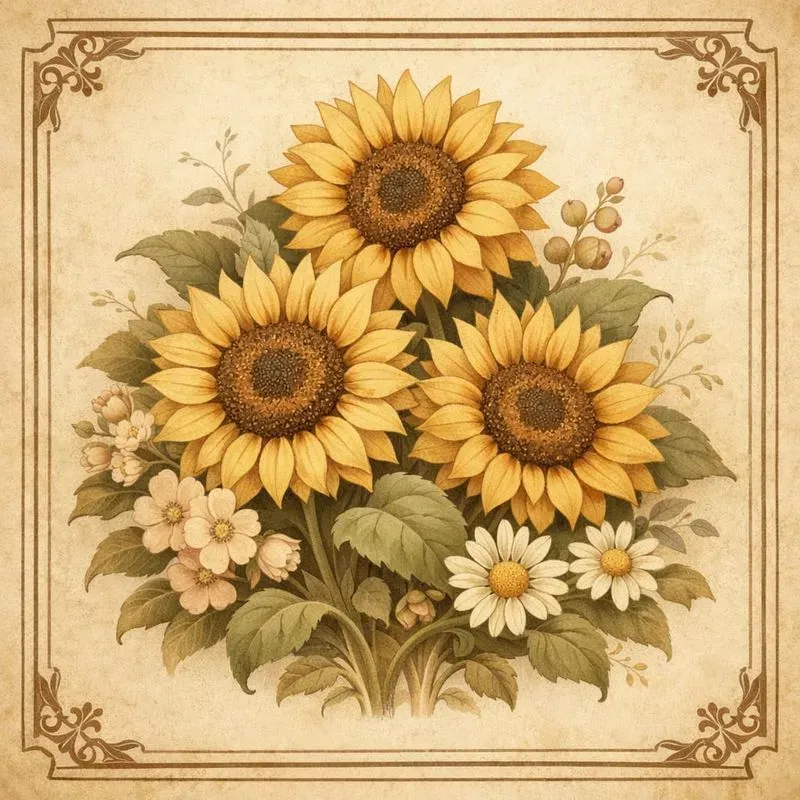 Floral Vintage Cards