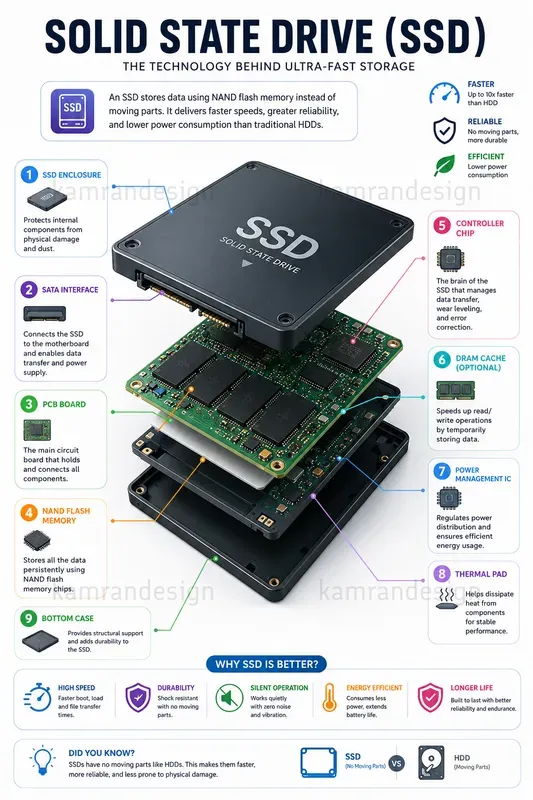 Computer Parts Infographic Packs