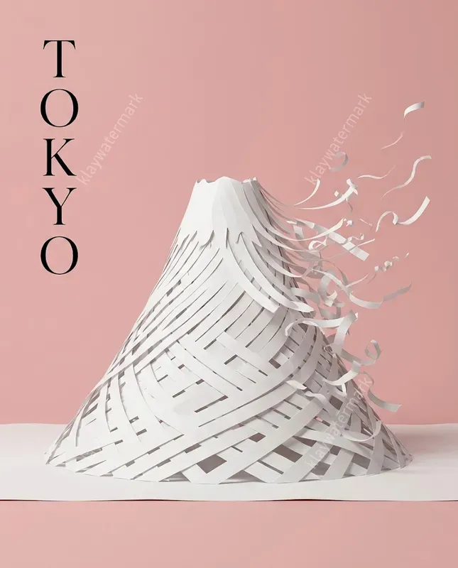 3D Papercraft Landmark Posters