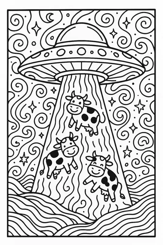 Trippy And Groovy Coloring Book Pages