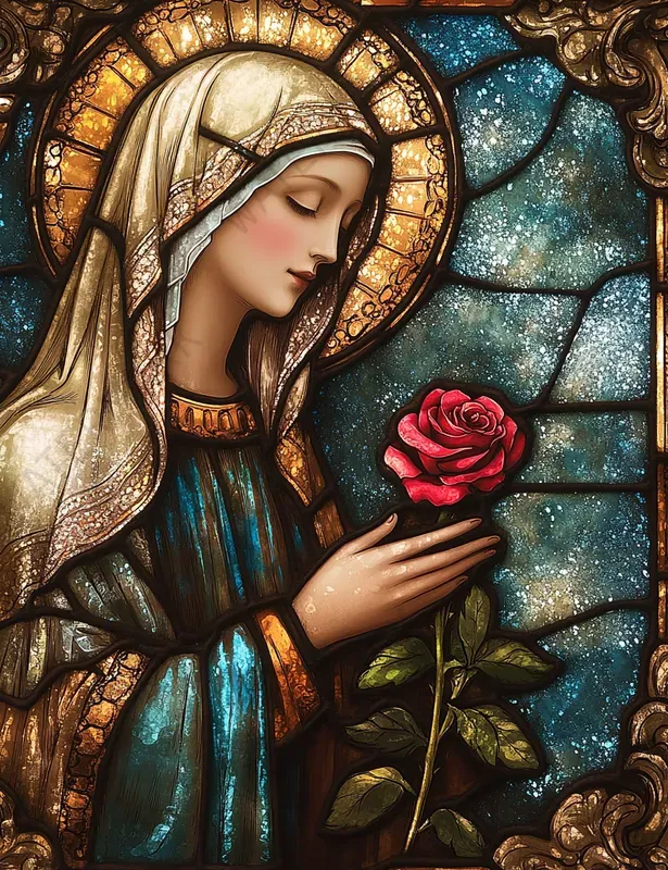 The Virgin Mary And The Mystic Rose Pages