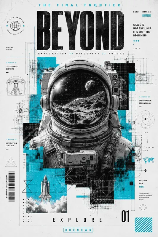 Editorial Fusion Poster Generator