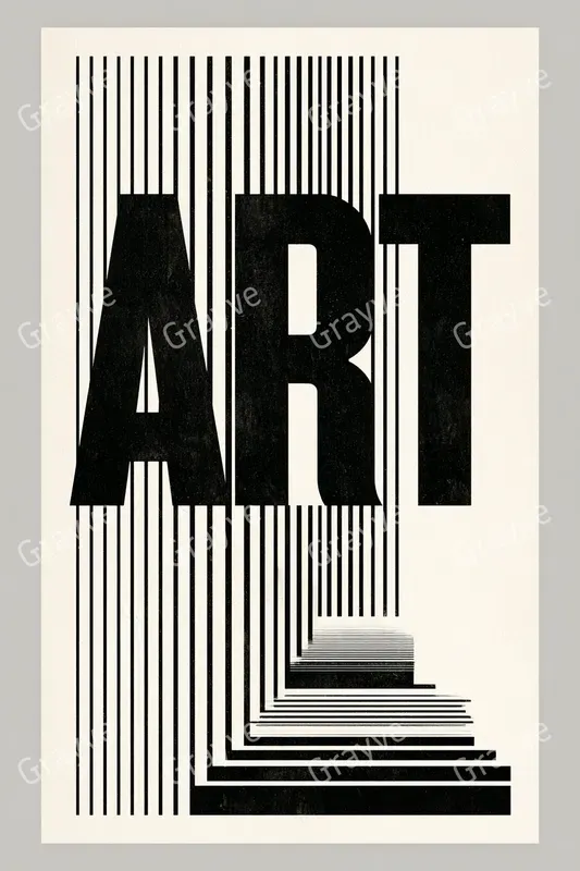Swiss Style Grid Typography Posters