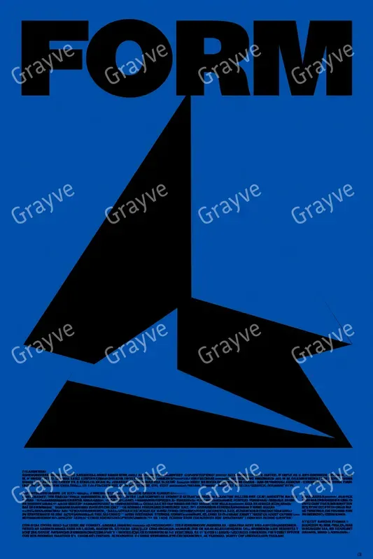 Swiss Style Grid Typography Posters