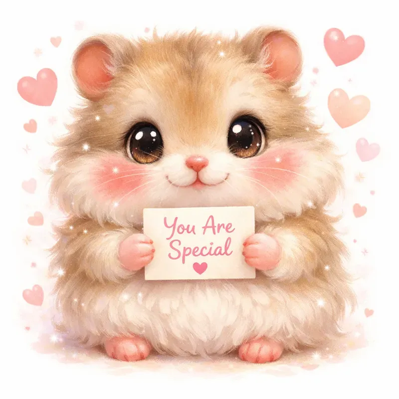 Cute Kawaii Cartoons With Love Cards