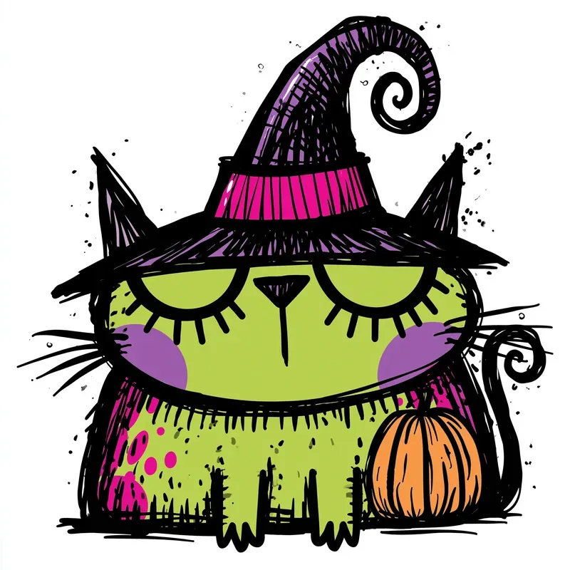 Hand Drawn Halloween Doodles
