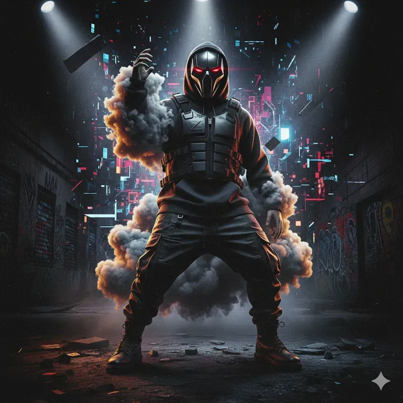 Hiphop Album Cover Style