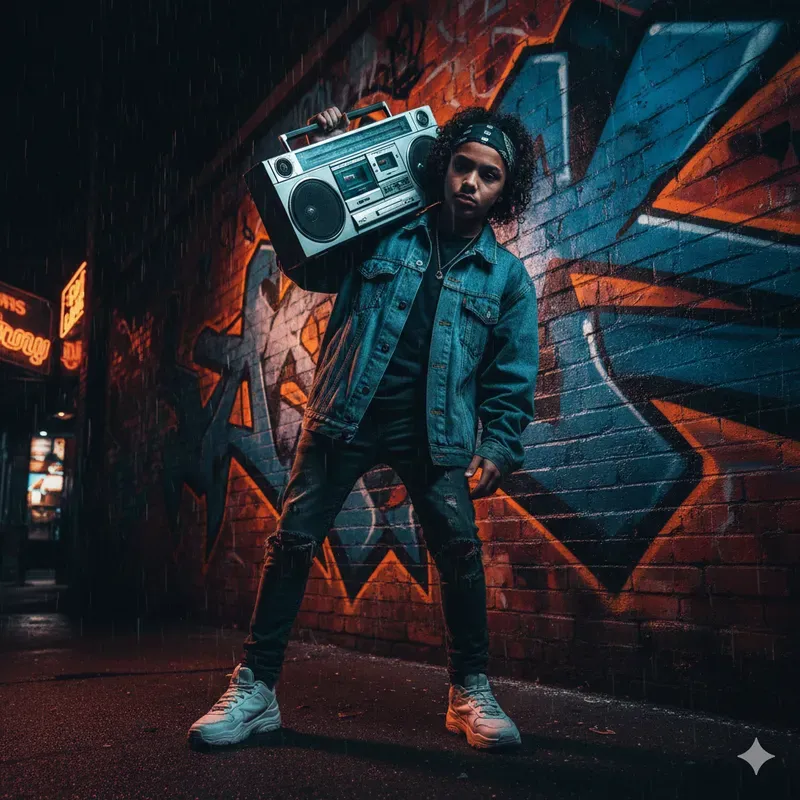 Hiphop Album Cover Style