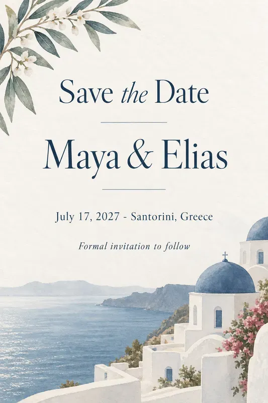 Wedding Save The Date Card Designs