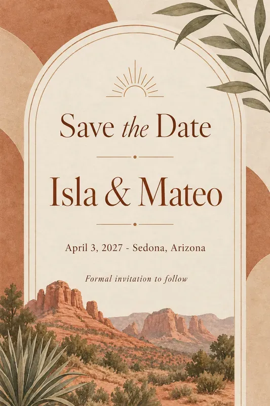 Wedding Save The Date Card Designs