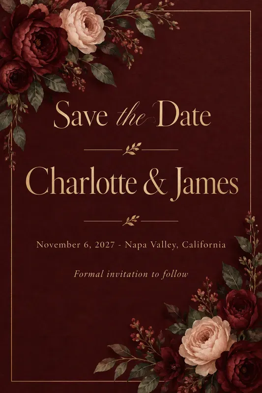Wedding Save The Date Card Designs