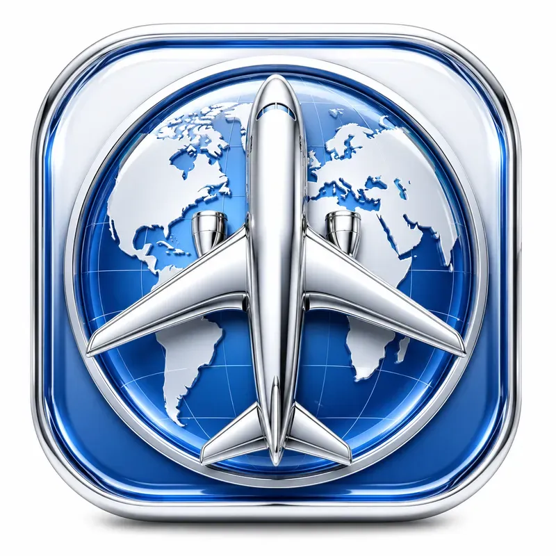 Glossy Chrome App Icons