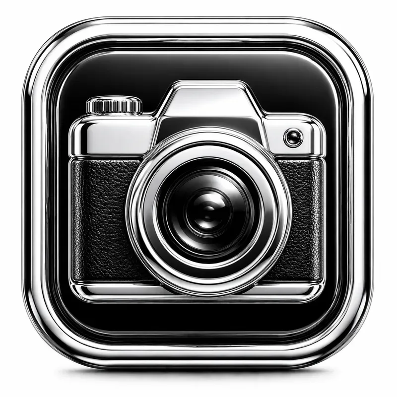 Glossy Chrome App Icons