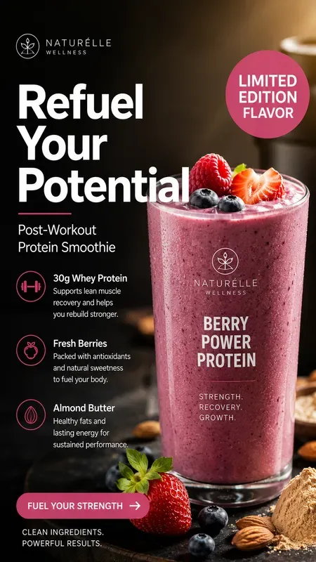 Wellness Cafe Social Media Ad Assets