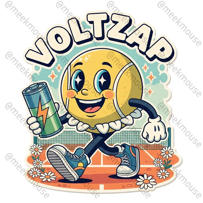 Vintage Ball Battery Tee Designs