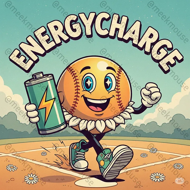 Vintage Ball Battery Tee Designs