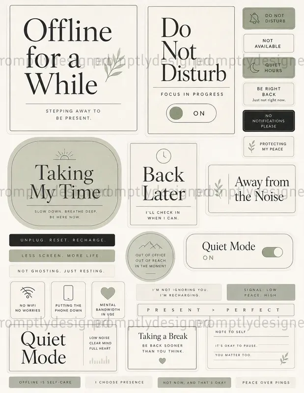 Modern Anti Screen Typographies