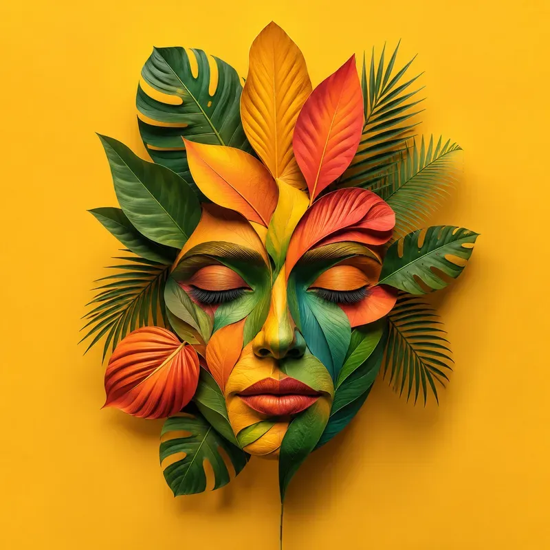 Bold Face Illusion Poster Designs