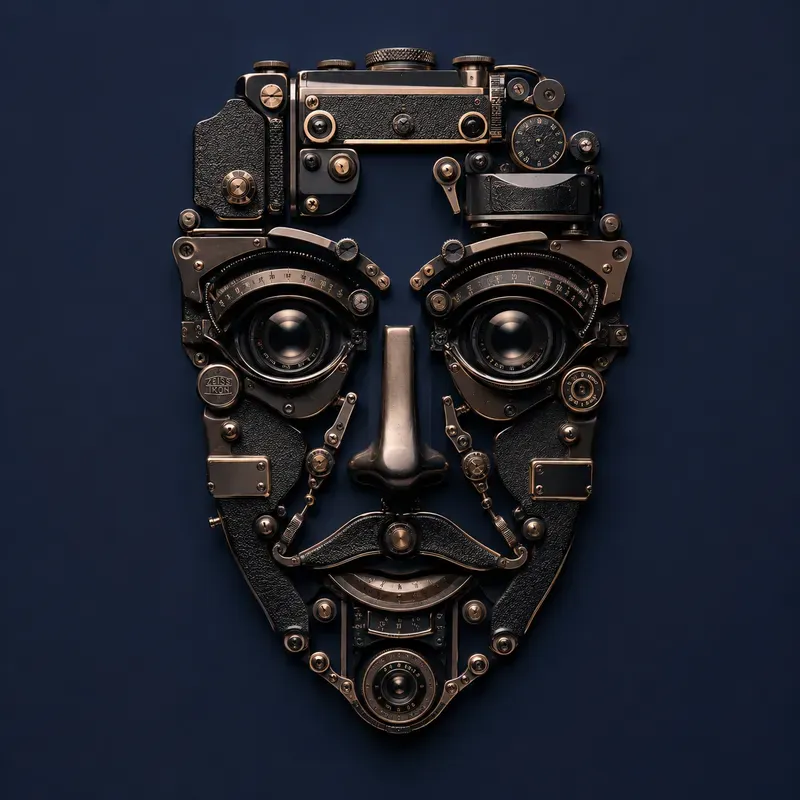 Bold Face Illusion Poster Designs