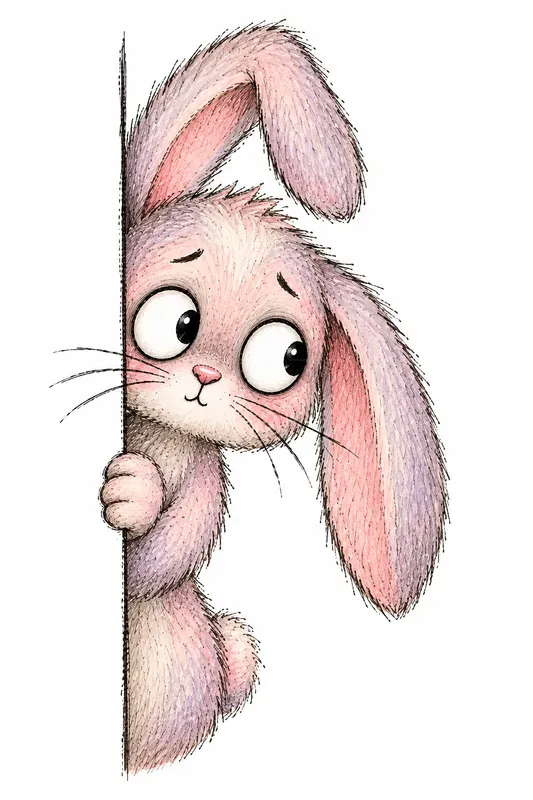 Peeking Animals Clipart
