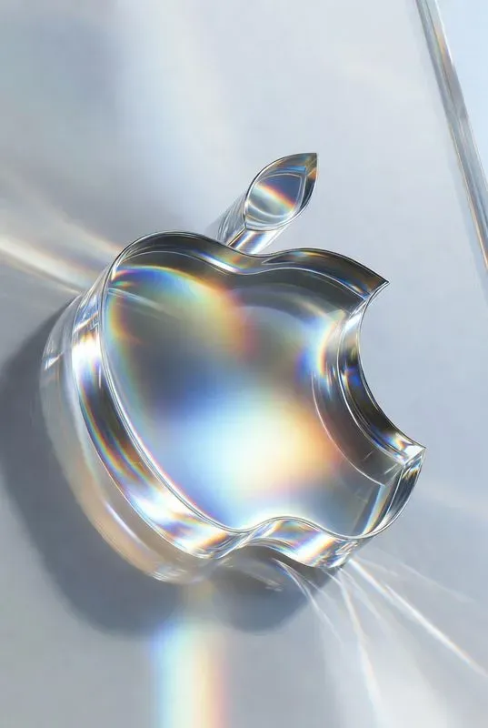 Holographic Glass Logos 8K