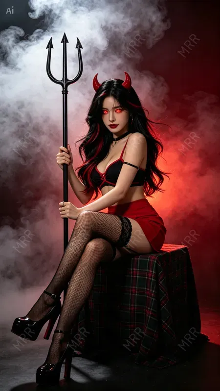 Seductive Devil Fashion Editorials