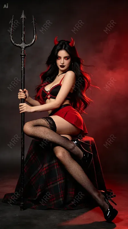 Seductive Devil Fashion Editorials
