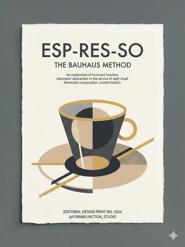 Minimalist Editorial Food Art Sets
