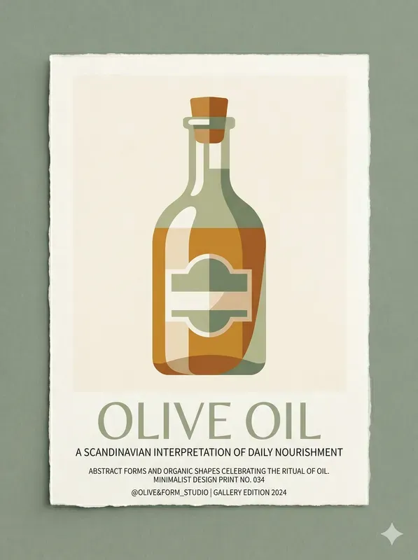 Minimalist Editorial Food Art Sets