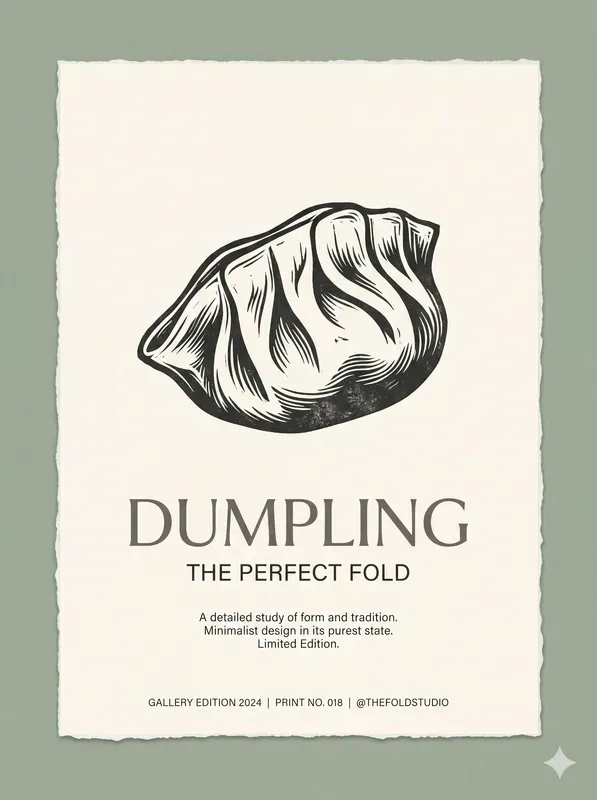 Minimalist Editorial Food Art Sets