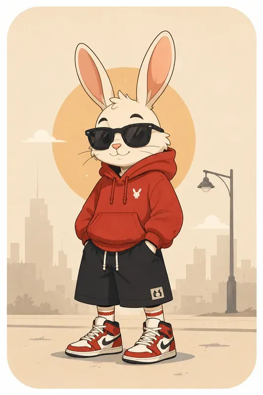 Minimalist Cartoon Animal Posters