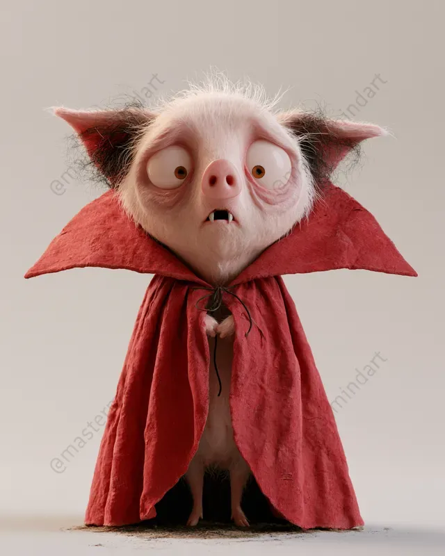 Cute 3D Vampire Animals