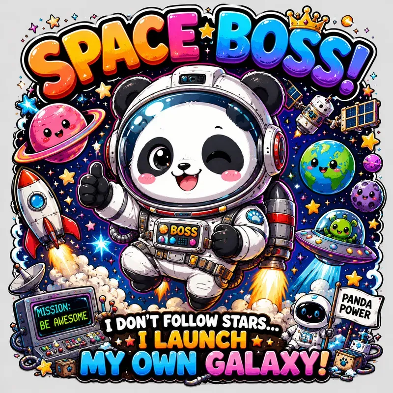 Kawaii Sticker Bomb Character Poster Art