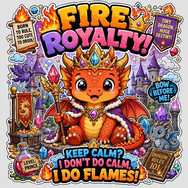 Kawaii Sticker Bomb Character Poster Art