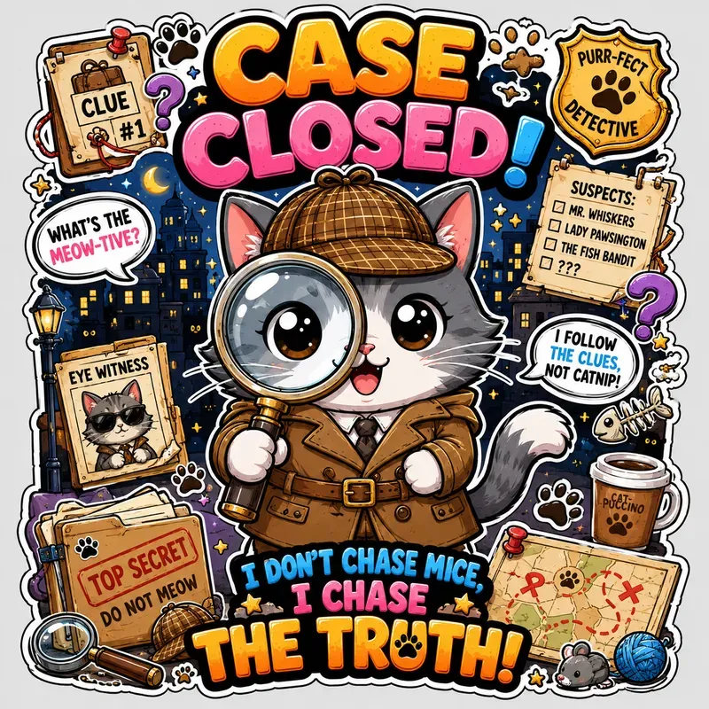 Kawaii Sticker Bomb Character Poster Art