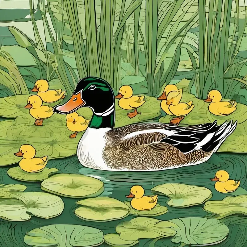2D Pond Lake Animals Collections