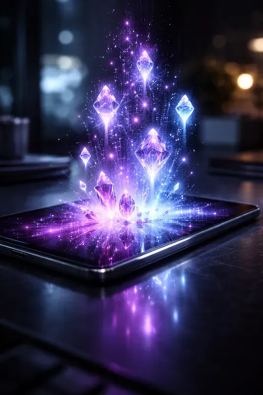 Cinematic Dark Luxury Vaults Crystals