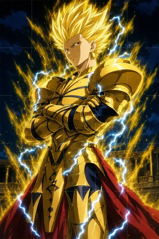 Super Saiyan 2 Anime Character Designs