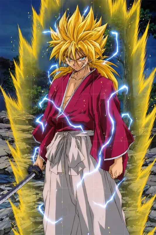 Super Saiyan 2 Anime Character Designs